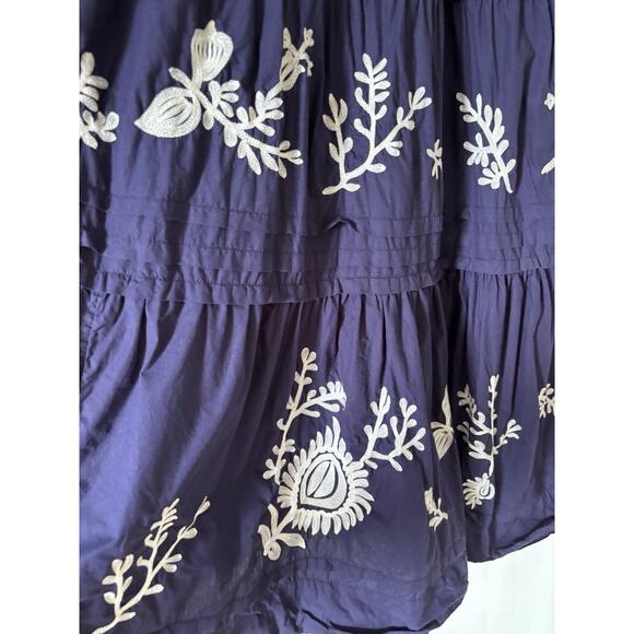 Anthropologie Navy and White Maxi Dress - Picture 4 of 15